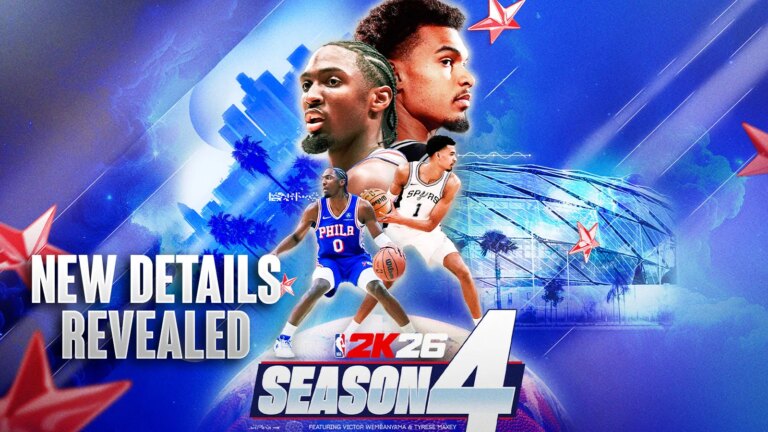Victor Wembanyama and Tyrese Maxey headline NBA 2K26 Season 4