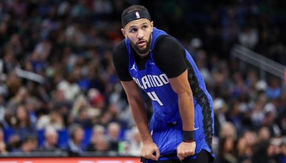 Hit in the knee, Jalen Suggs is out until further notice