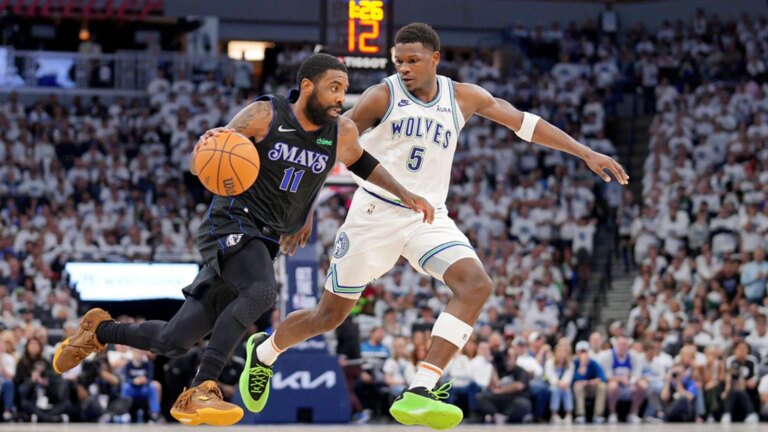 Anthony Edwards has no doubt covering Kyrie Irving 1-on-1