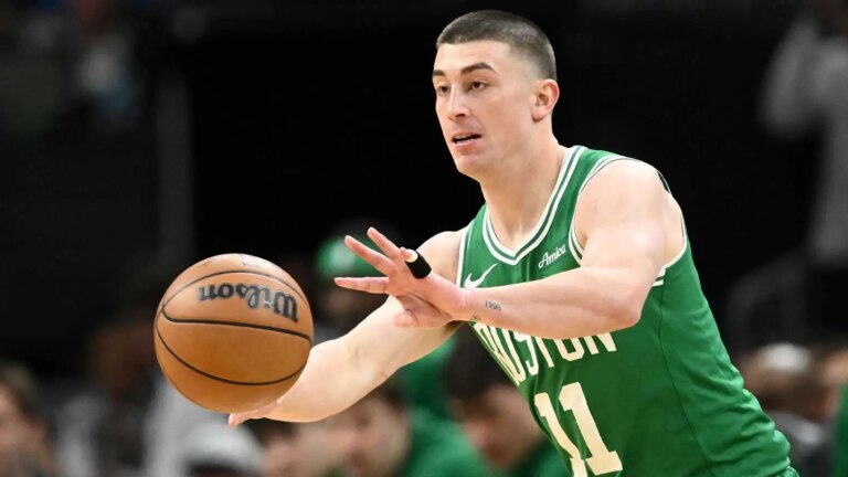 Peyton Pritchard burns Luka Doncic to beat Lakers at buzzer