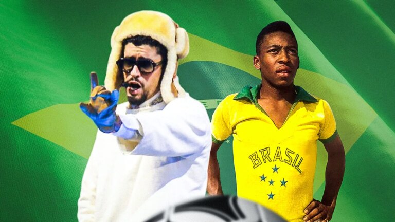 Bad Bunny pays an emotional tribute to Brazilian football legend Pele