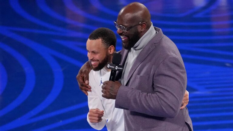 Shak’s Stephen Curry GOAT mic drop