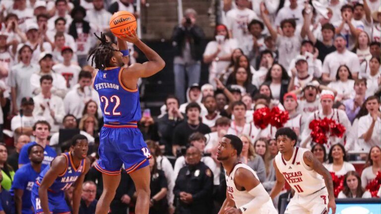 Bill Self in awe of Darrin Peterson in the clutch against Texas Tech