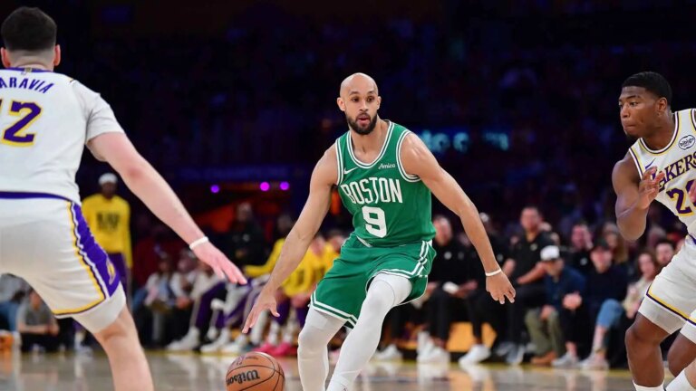 Rui Hachimura on offense against Celtics, where to improve