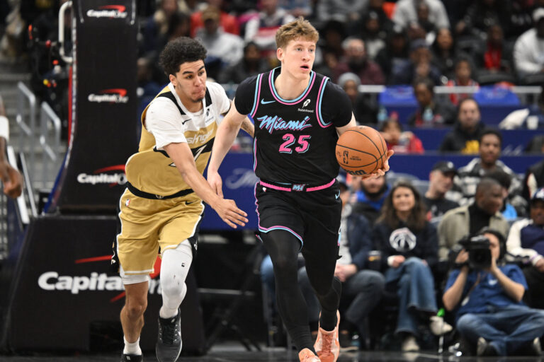 The heat has fun with the Wizards