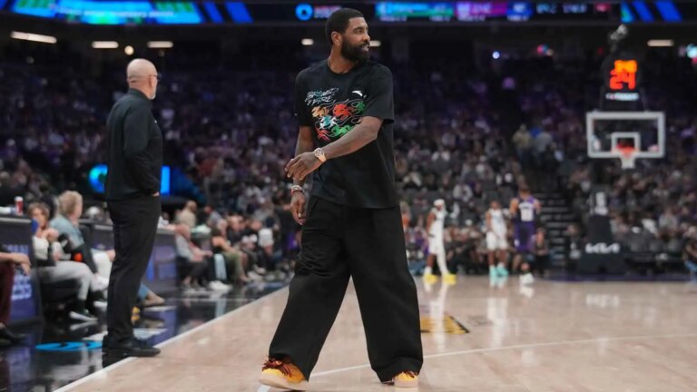 How Kyrie Irving showed support for reporters in Gaza at NBA All-Star Weekend