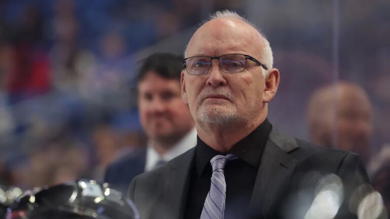 Lindy Ruff assesses Tage Thompson’s availability for the USA gold medal celebration