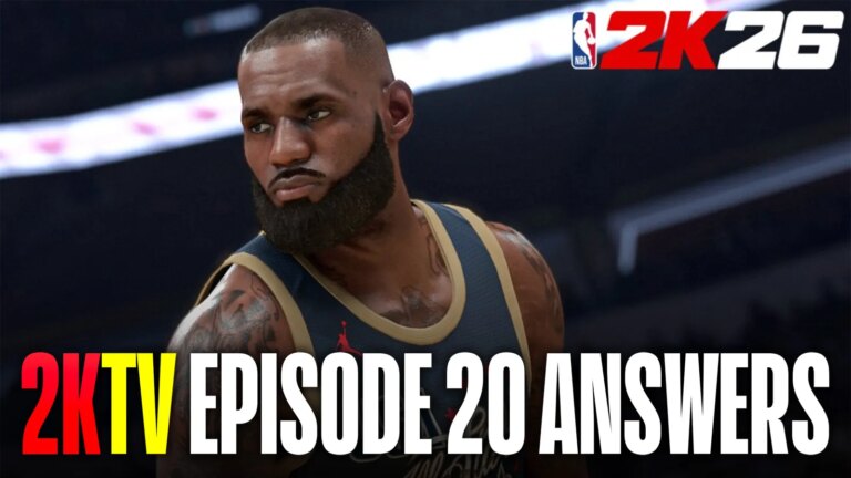NBA 2K26 2KTV Episode 20 Answers