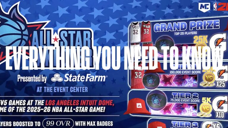 The NBA 2K26 All-Star Download Event offers VC, power-ups and more