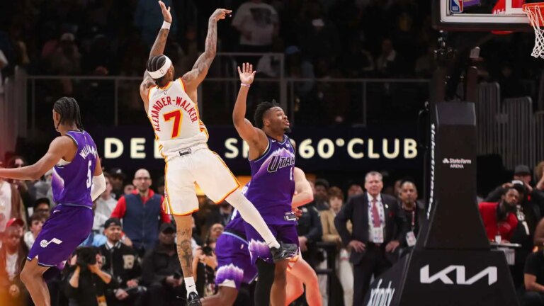 Nickeil Alexander-Walker reflects after the sunken jazz