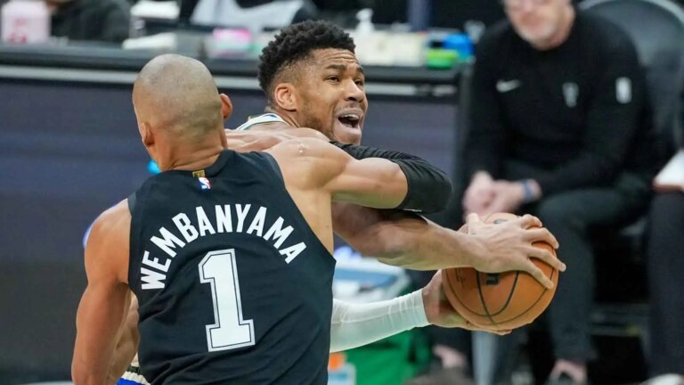 Wemby gave Giannis a no-holds-barred competition from NBA vets