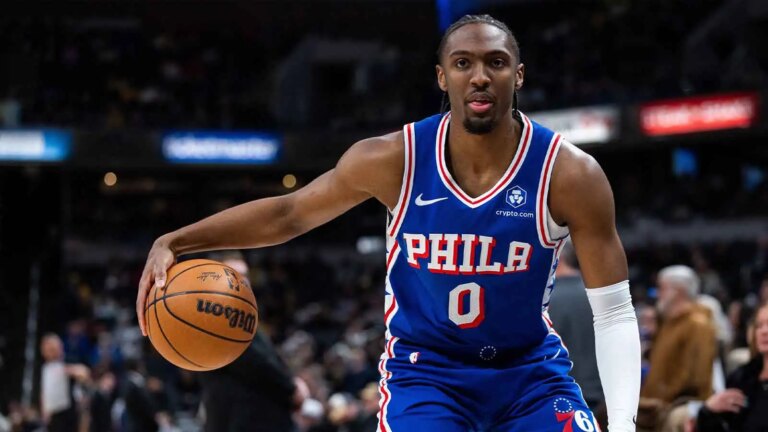 Tyrese Maxey passed Allen Iverson for most three-pointers in franchise history