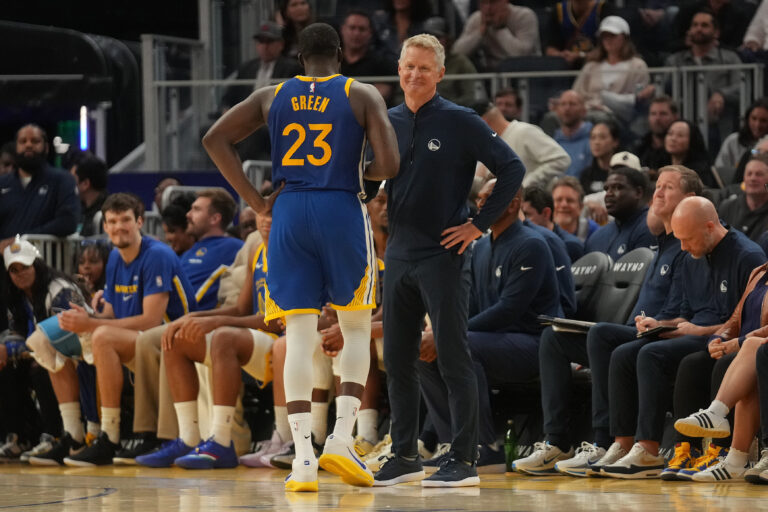 Even without Stephen Curry, Steve Kerr can’t imagine being replaced by Draymond Green