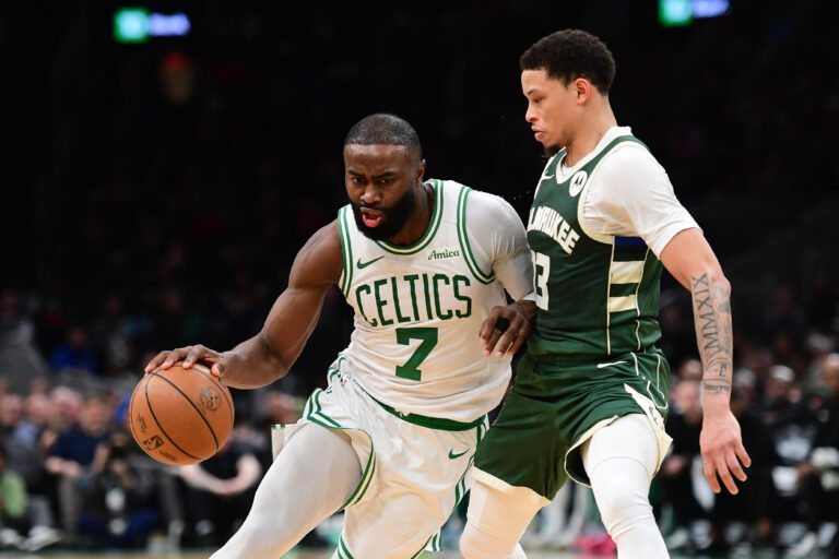 Jaylen Brown and the Celtics make short work of the Bucks