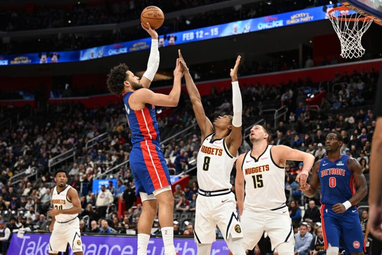 Pistons resist Nuggets comeback