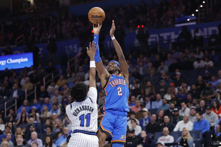 Shai Gilgeous-Alexander keeps his 20-point streak going