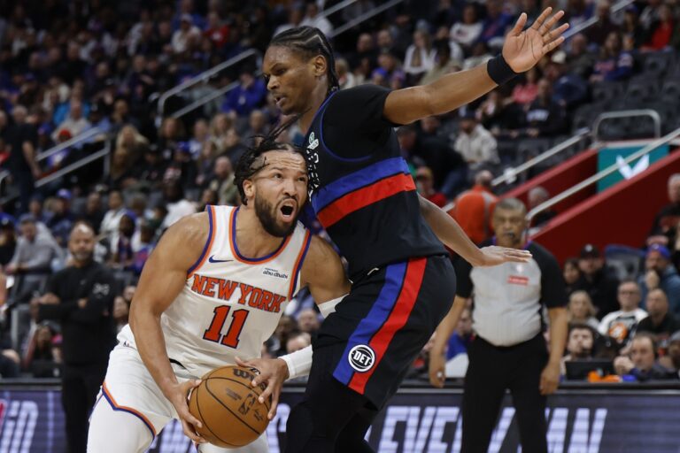The Pistons still beat the Knicks: +38!