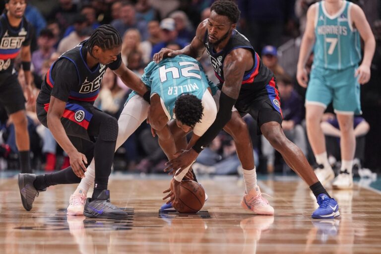 Detroit stops the Hornets’ streak in a high-tension duel