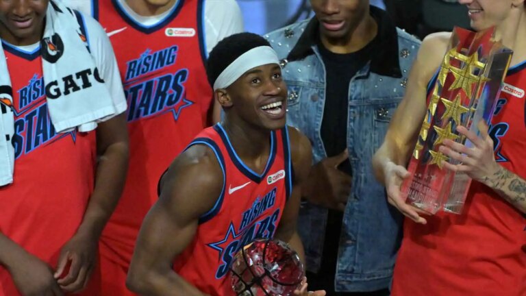 VJ Edgecombe gave up his desire for an NBA championship after the victory of the Rising Stars