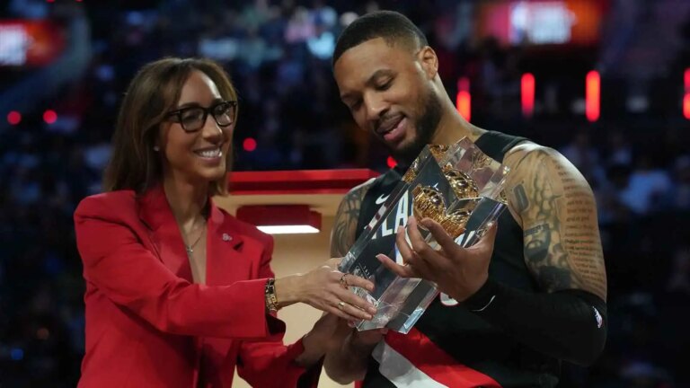Why Damian Lillard didn’t need much convincing to join the 3-point contest