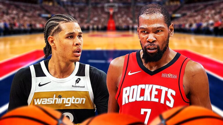 Wizards’ Kishawn George praised Kevin Durant on All-Star weekend