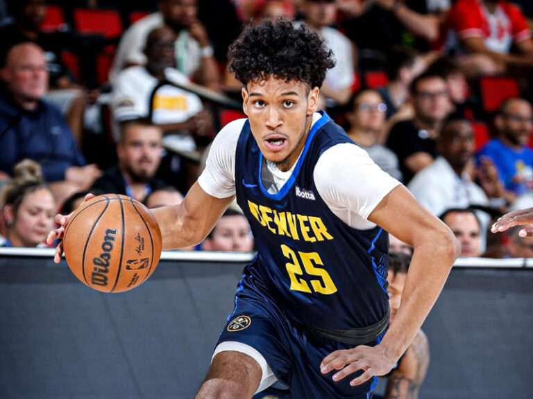 KJ Simpson’s dunk to sign his first steps in Denver