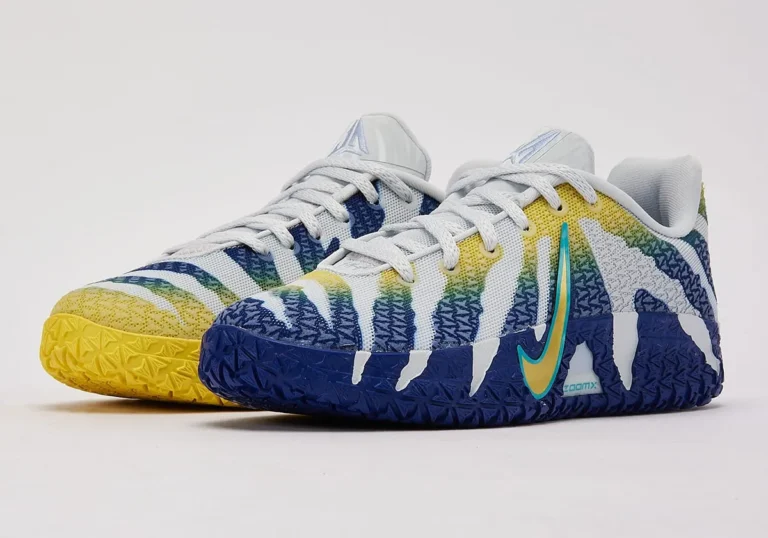 The Aura Nike Ja 3 is a “Murray State” colorway.