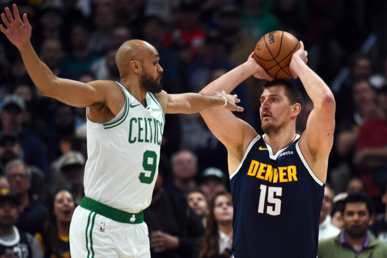 Nuggets stop Celtics streak