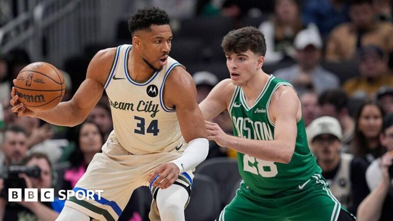 NBA: Giannis Antetokounmpo rusty in return as Celtics beat Bucks