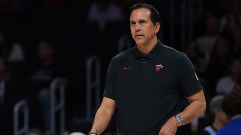Erik Spoelstra makes his feelings clear when facing down teams