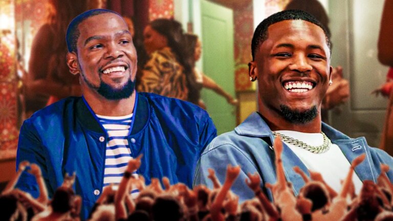 Kevin Durant, Tee Higgins Caught Living In Viral Video With Dozens Of Models