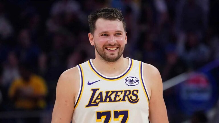 Luka Doncic drops the mic on his near-impossible 3 in the Kings’ win