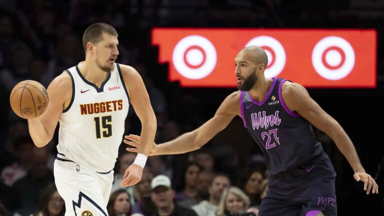 Rudy Gobert gets real guarding Nikola Jokic