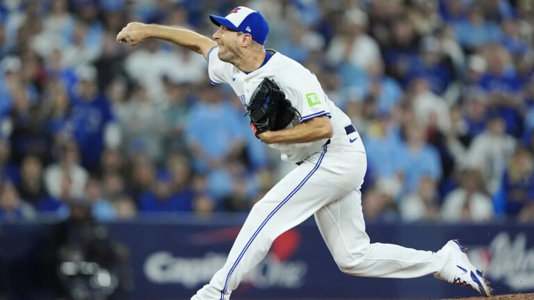 When will Max Scherzer make his spring training debut in 2026?